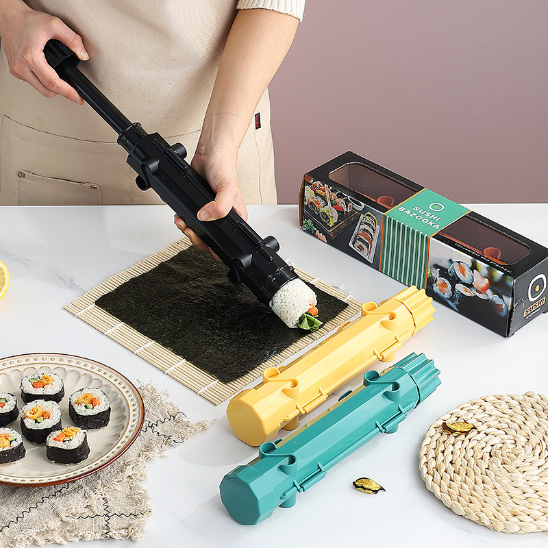 Sushi Making Kit - 1 PC สะดวกและรวดเร็ว DIY ซูชิทําแม่พิมพ์ชุดเครื่องมือ Bazooka
