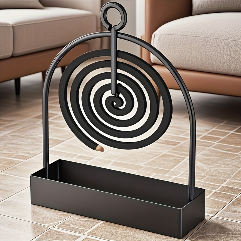 Incense Holder - ที่วางยากันยุง 1A, ฐานไม้จันทน์, วัสดุโลหะ, เหมาะสำหรับแขวนมุ้งกันยุงหรือธูป, เหมาะมากสำหรับ