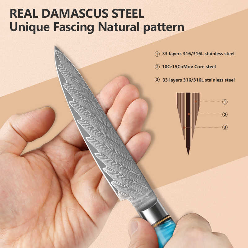 มีดอเนกประสงค์ขนาด 5 นิ้ว เหล็ - Japanese Knife บทวิจารณ์และราคา