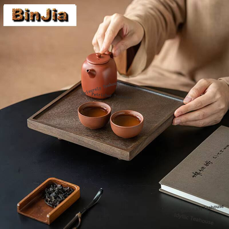 โต๊ะไม้วอลนัททรงสี่เหลี่ยมถาดไ - Japanese Snacks บทวิจารณ์และราคา