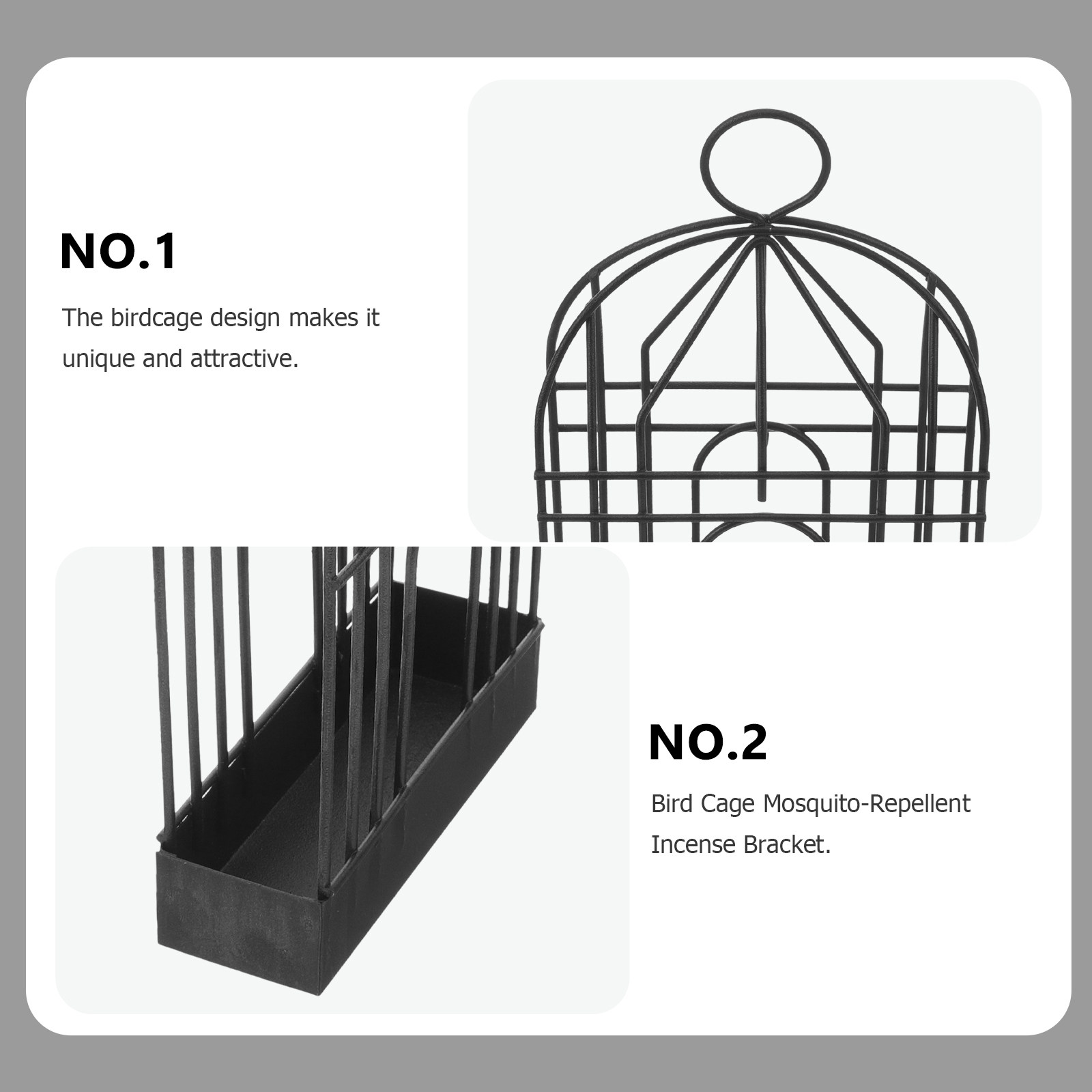 ที่วางกำยานแบบขดลวดทรงกรงนกเหล - Incense Holder บทวิจารณ์และราคา