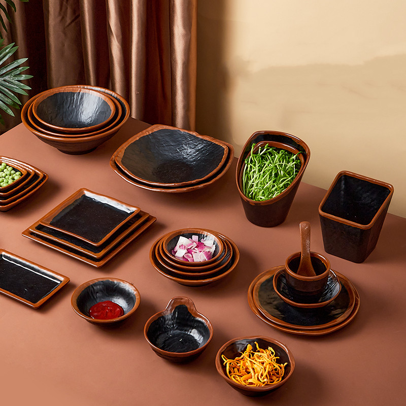 จานเมลามีนใส่อาหารค่ำสไตล์ญี่ป - Japanese Snacks บทวิจารณ์และราคา