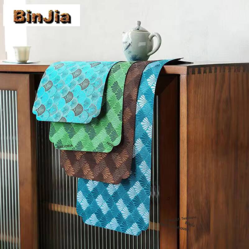 แผ่นรองโต๊ะน้ำชาทำจากผ้าโฟมแห้ - Japanese Tea บทวิจารณ์และราคา